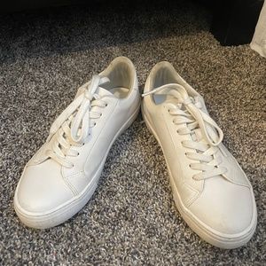 Steve Madden Leather White Shoes